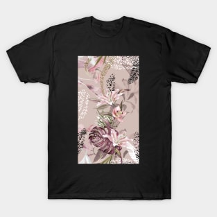 Leopard Floral Celestes Studio© T-Shirt